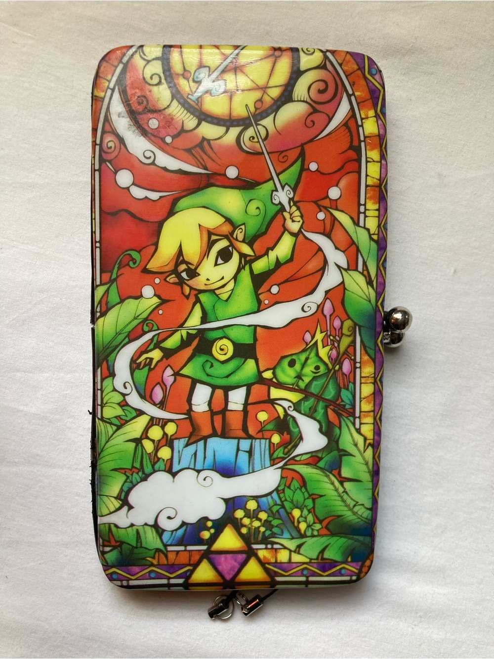 Legend of Zelda Kiss Lock Flat Wallet